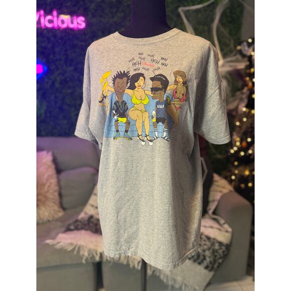 Vintage 10 Deep Beavis and Butthead NWA T Shirt - Picture 1 of 8